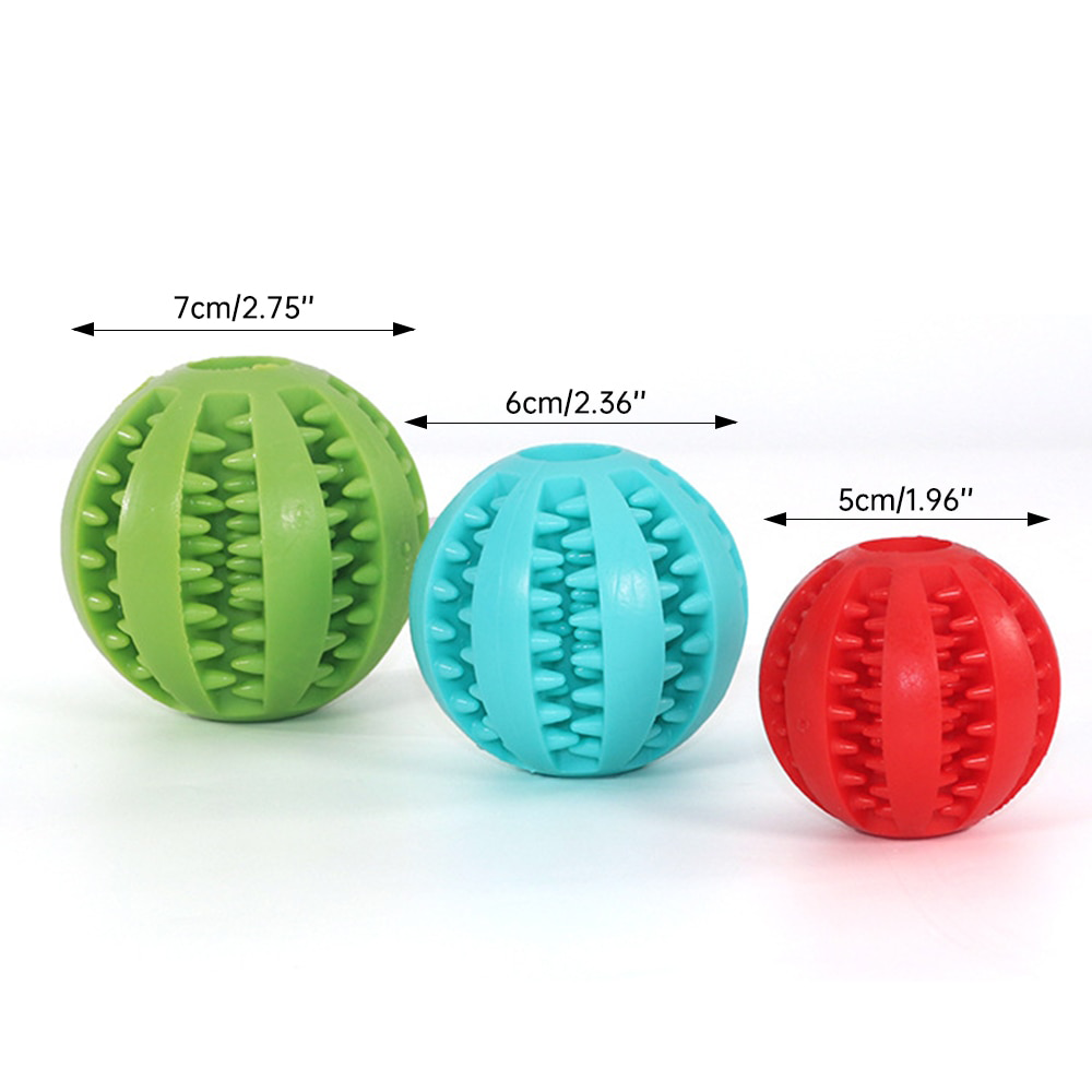 Rubber Balls Chewing Pet Toys - Pawfection