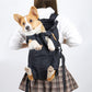 Winter Thickened Portable Pet Chest Backpack