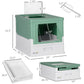 Fully Enclosed Cat Litter Box