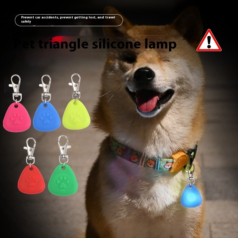 LED Triangle Pet Safety Pendant