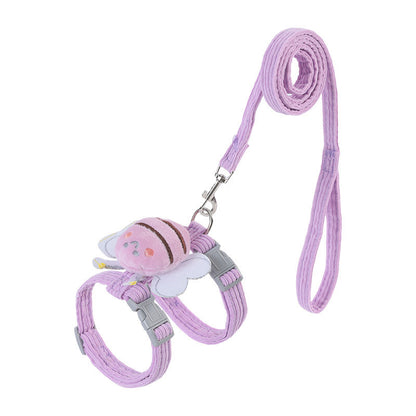 Honey Bee Escape-Proof Cat Harness & Leash Set
