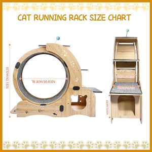 Indoor Cat Exercise Wheel