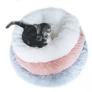 Washable Soft Round Pet Bed