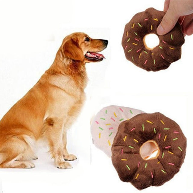 11CM Dog Chew Donut Throw Toys - Pawfection