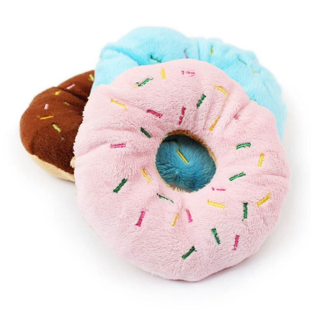 11CM Dog Chew Donut Throw Toys - Pawfection