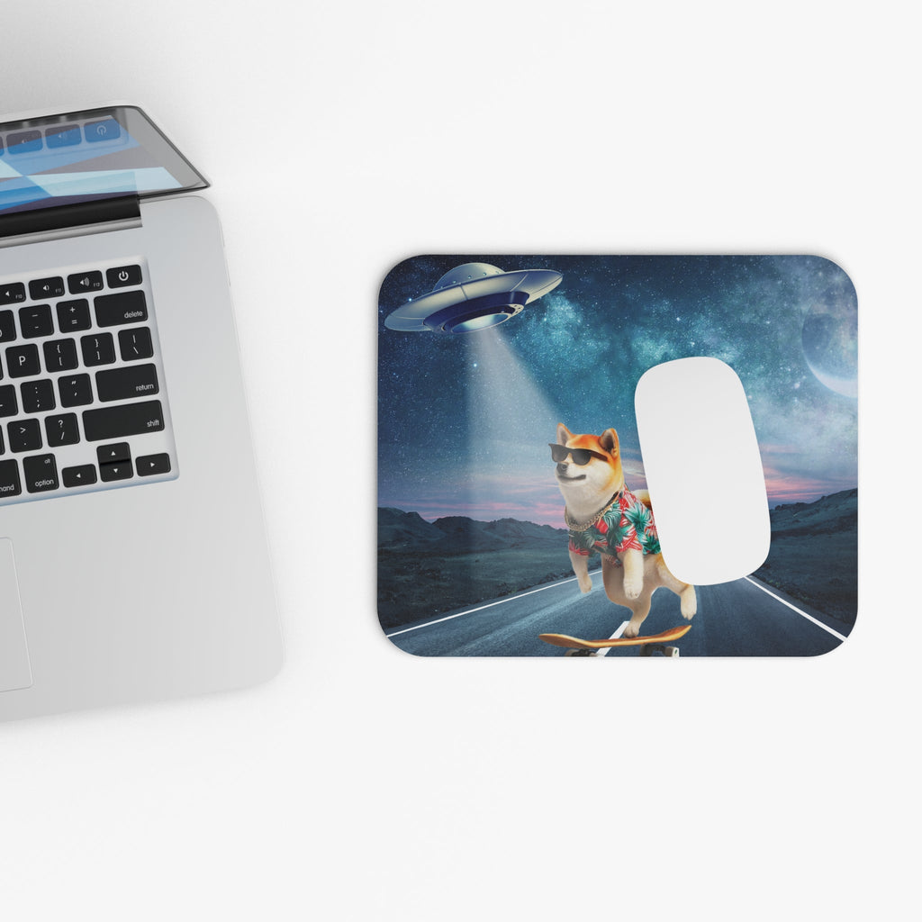 UFO Abduction Mouse Pad - Pawfection