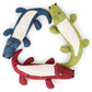 Linen Plush Crocodile Dog Toy