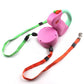 2-in-1 double retractable leash