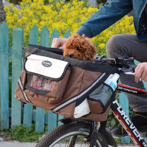 Puppy Bicycle Basket Carrier