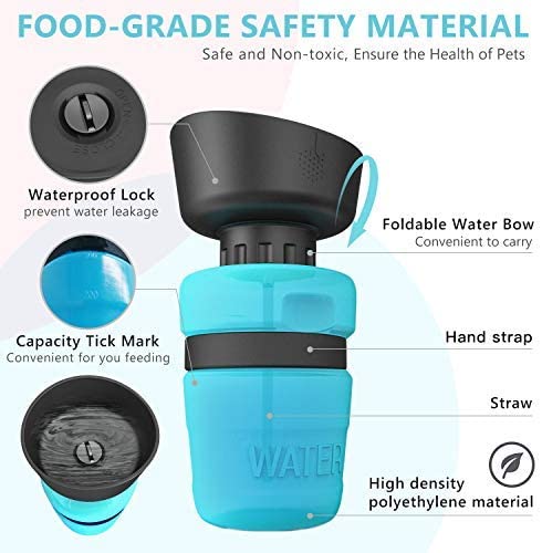 Pet Outdoor Foldable Bottle Dog Travel Water Bottle - Pawfection