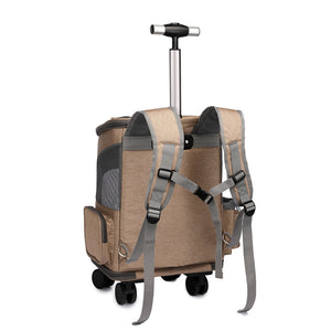 Sky Capsule Rolling Pet Backpack