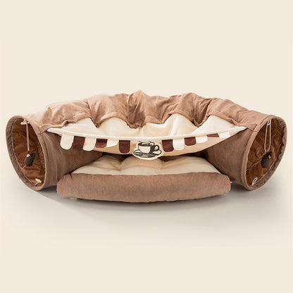 Hide & Zoom Collapsible Cat Tunnel