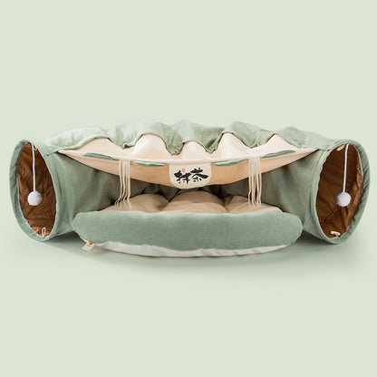 Hide & Zoom Collapsible Cat Tunnel
