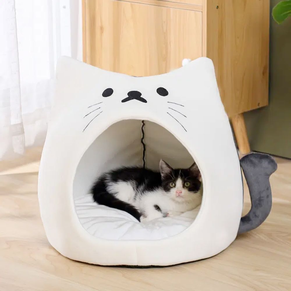 Adorable Cat Shape Pet House - Pawfection