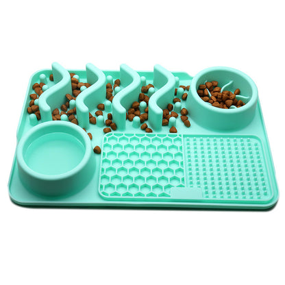 Silicone Slow Feed Pet Licking Mat with Suction Cups