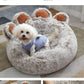 Plush Bear Paw Pet Bed