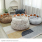 Plush Bear Paw Pet Bed