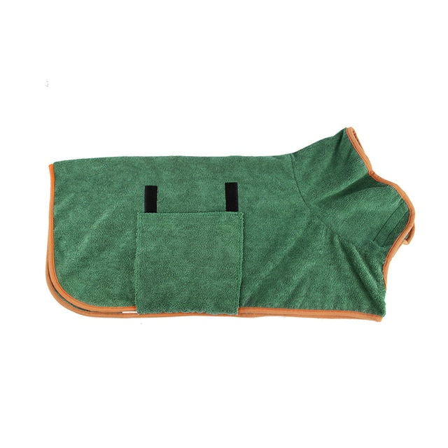 Microfiber Absorbent Dog Drying Coat - Pawfection