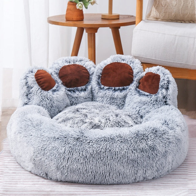 Plush Bear Paw Pet Bed - Pawfection