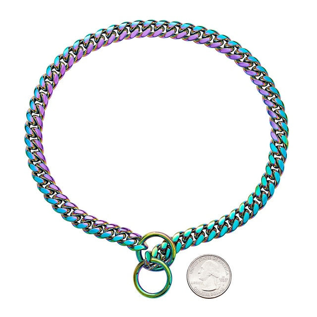 Gold Link Chain Collar for Dogs - Pawfection