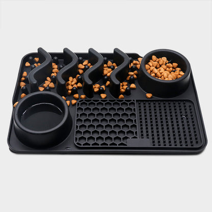 Silicone Slow Feed Pet Licking Mat with Suction Cups