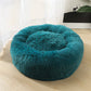 Round Calming Plush Pet Bed