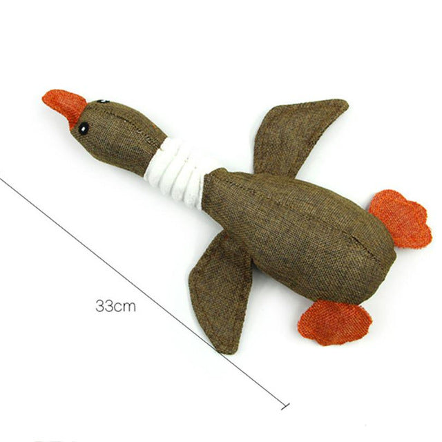 Cloth Goose Dog Chewing Toy - Pawfection