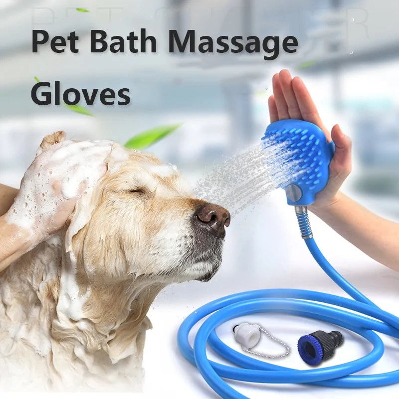 Pet Bathing Massage Grooming Brush Glove