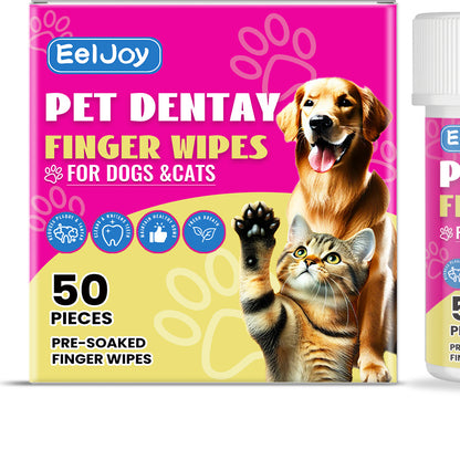 Pet Dental Finger Wipes