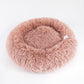 Round Calming Plush Pet Bed