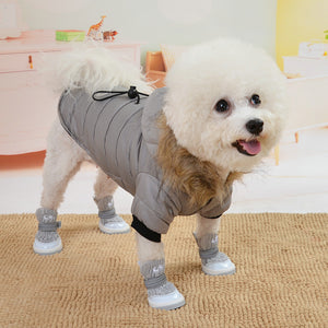 Fashionable Hooded Pet Jacket