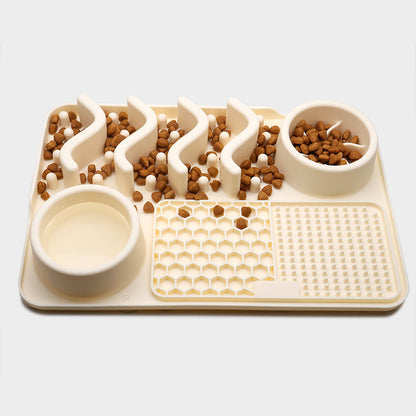 Silicone Slow Feed Pet Licking Mat with Suction Cups