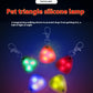 LED Triangle Pet Safety Pendant