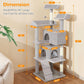 56" Multi-Level Indoor Cat Tree