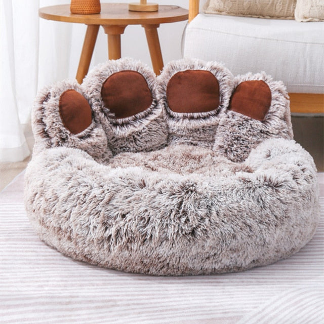 Plush Bear Paw Pet Bed - Pawfection