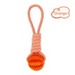 Interactive Dog Rope Tug Chew Ball