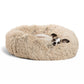 Round Calming Plush Pet Bed