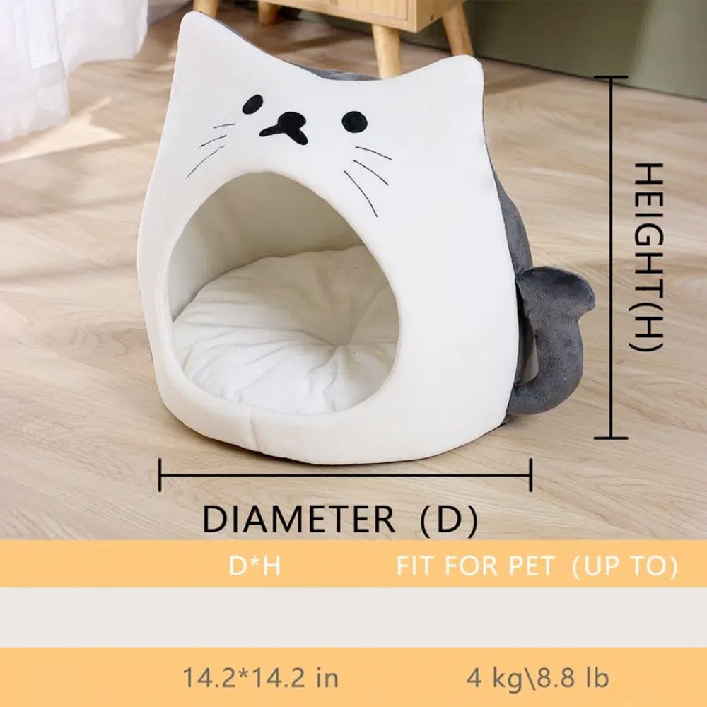 Adorable Cat Shape Pet House - Pawfection