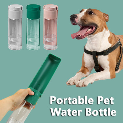 Portable 2-in-1 Pet Water Bottle