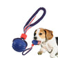 Interactive Dog Chew Ball with Rope