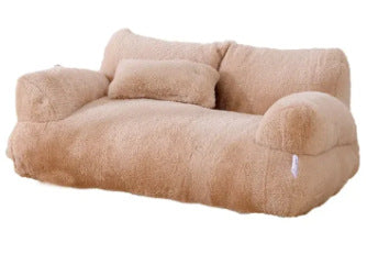 Rabbit Plush Calming Pet Sofa Bed
