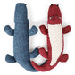 Linen Plush Crocodile Dog Toy