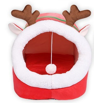 Sweet Cat Bed Warm Pet Basket