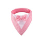 Triangle Bow Bib Pet Bandana Collar