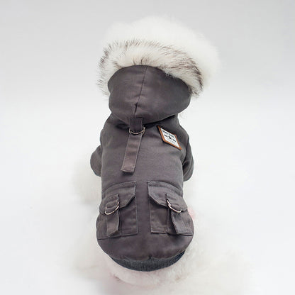 Dog Winter Hoodie Coat