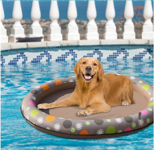 Inflatable Swimming Raft Pet Bed