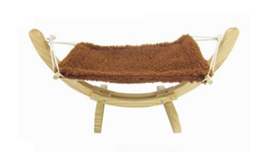 Wooden Cat Hammock Bed