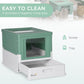 Fully Enclosed Cat Litter Box