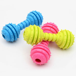 Dumbell Rubber Toy