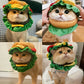 Funny Cat Burger Cone